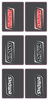 SHOWA Fork Tube Decals | Carbon Fiber